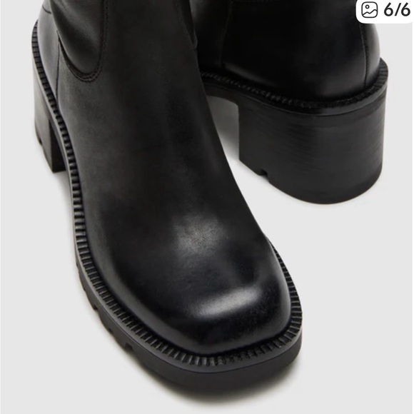 Steve Madden NALA Black Heeled Boots - Picture 5 of 6